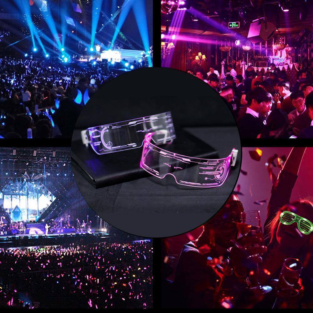 LED Colorful Luminous Party Glasses - MaviGadget