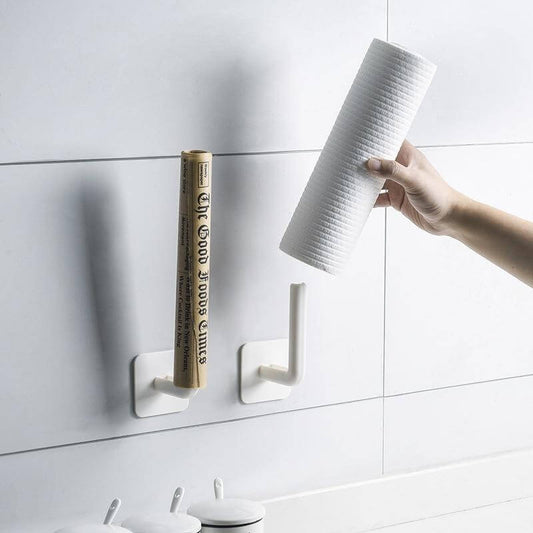 2pcs Multifunctional Smart Paper Holder Hooks - MaviGadget