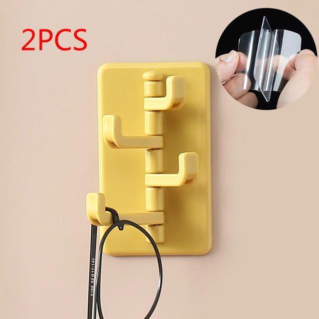 2pcs Multifunctional Smart Paper Holder Hooks - MaviGadget