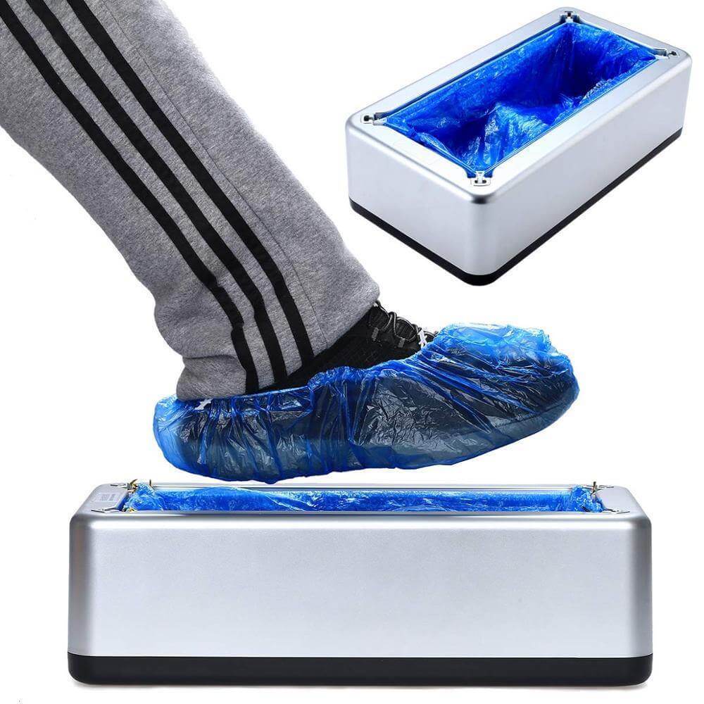 Portable Hand-Free Disposable Shoe Cover Box - MaviGadget