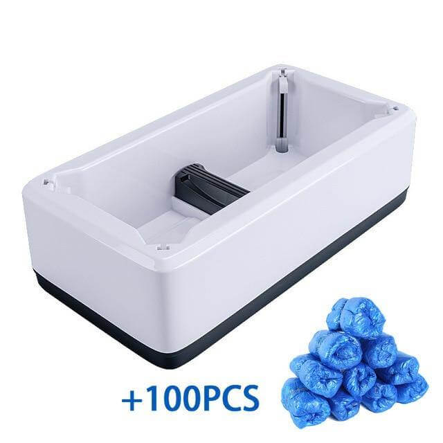 Portable Hand-Free Disposable Shoe Cover Box - MaviGadget