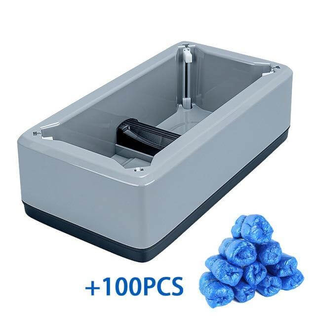 Portable Hand-Free Disposable Shoe Cover Box - MaviGadget