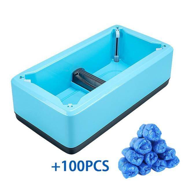 Portable Hand-Free Disposable Shoe Cover Box - MaviGadget