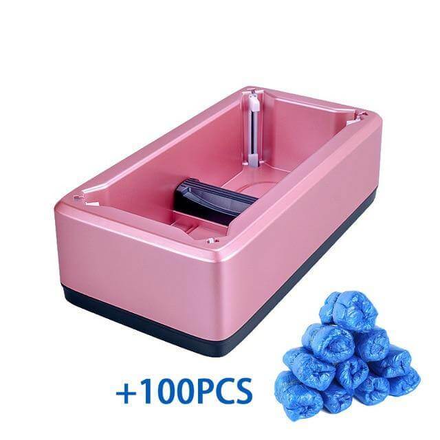 Portable Hand-Free Disposable Shoe Cover Box - MaviGadget
