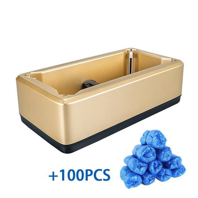 Portable Hand-Free Disposable Shoe Cover Box - MaviGadget