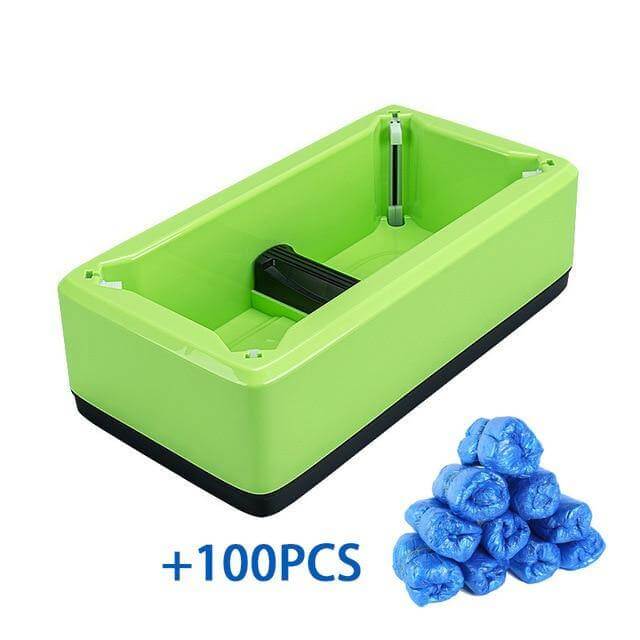Portable Hand-Free Disposable Shoe Cover Box - MaviGadget