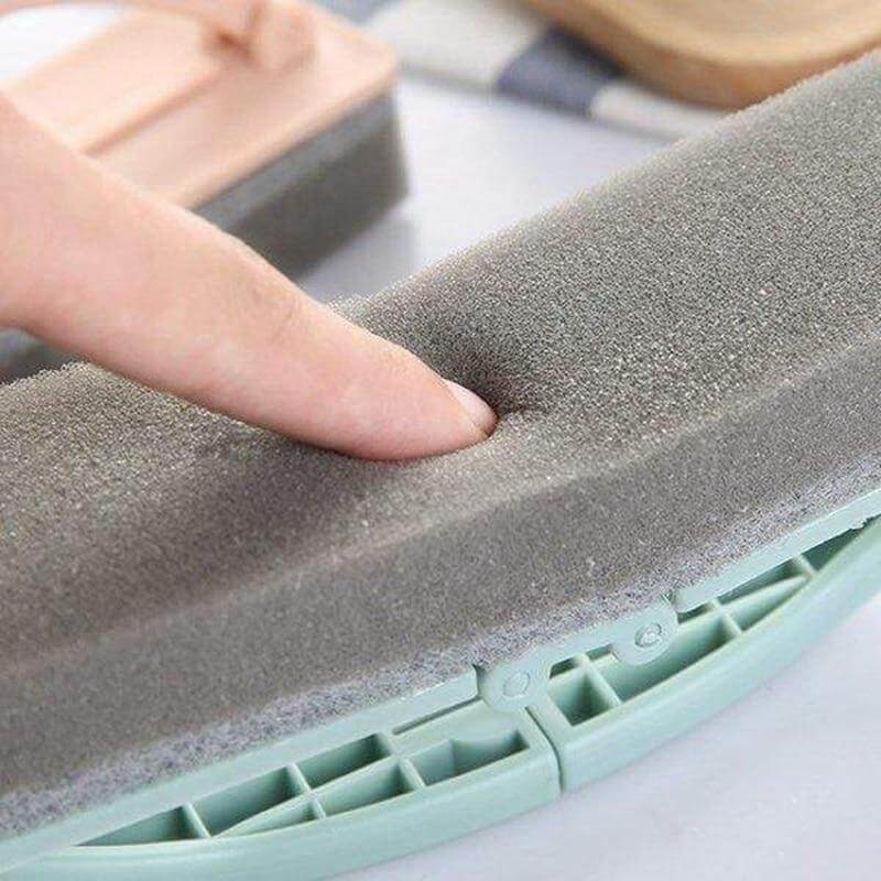 Simple Folding Wiper Hand Brush Sponge with Handle - MaviGadget