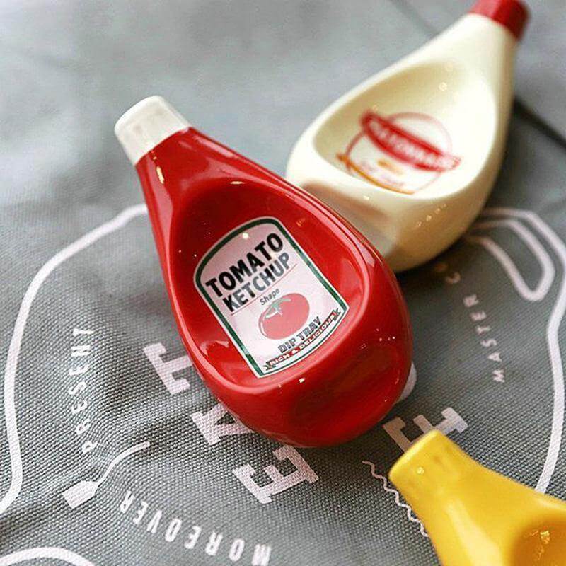 Ceramic Sauce Bottle Plate - MaviGadget