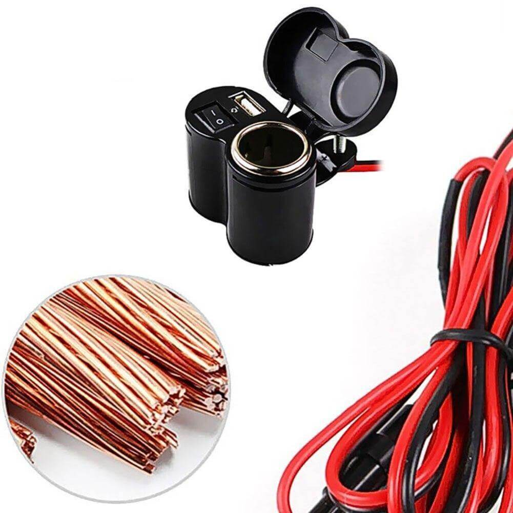 Motorcycle Waterproof USB Power Charging Port - MaviGadget