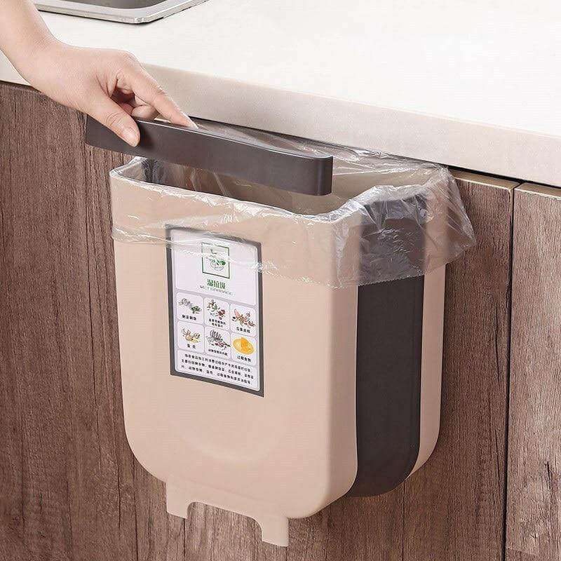 Foldable Cabinet Kitchen Trash Can - MaviGadget