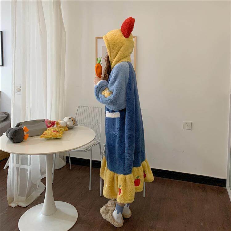 Colorful Princess Hooded Sleepwear for Women - MaviGadget