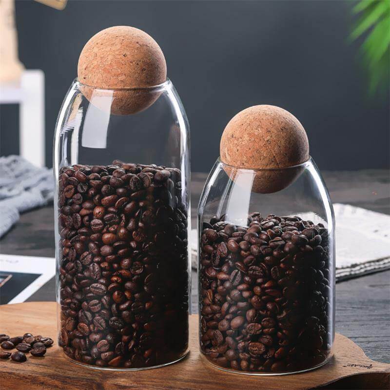 Creative Glass Cork Storage Jar - MaviGadget