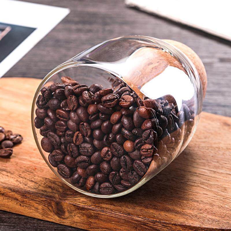 Creative Glass Cork Storage Jar - MaviGadget