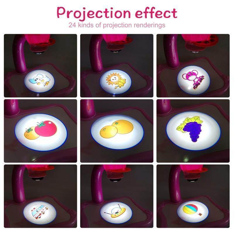 Educational Kids Art Drawing Projector Table - MaviGadget