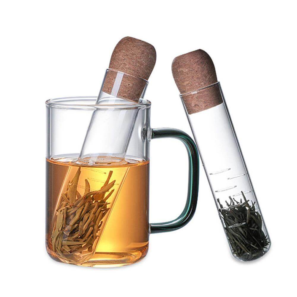 Creative Pipe Glass Tea Infuser - MaviGadget