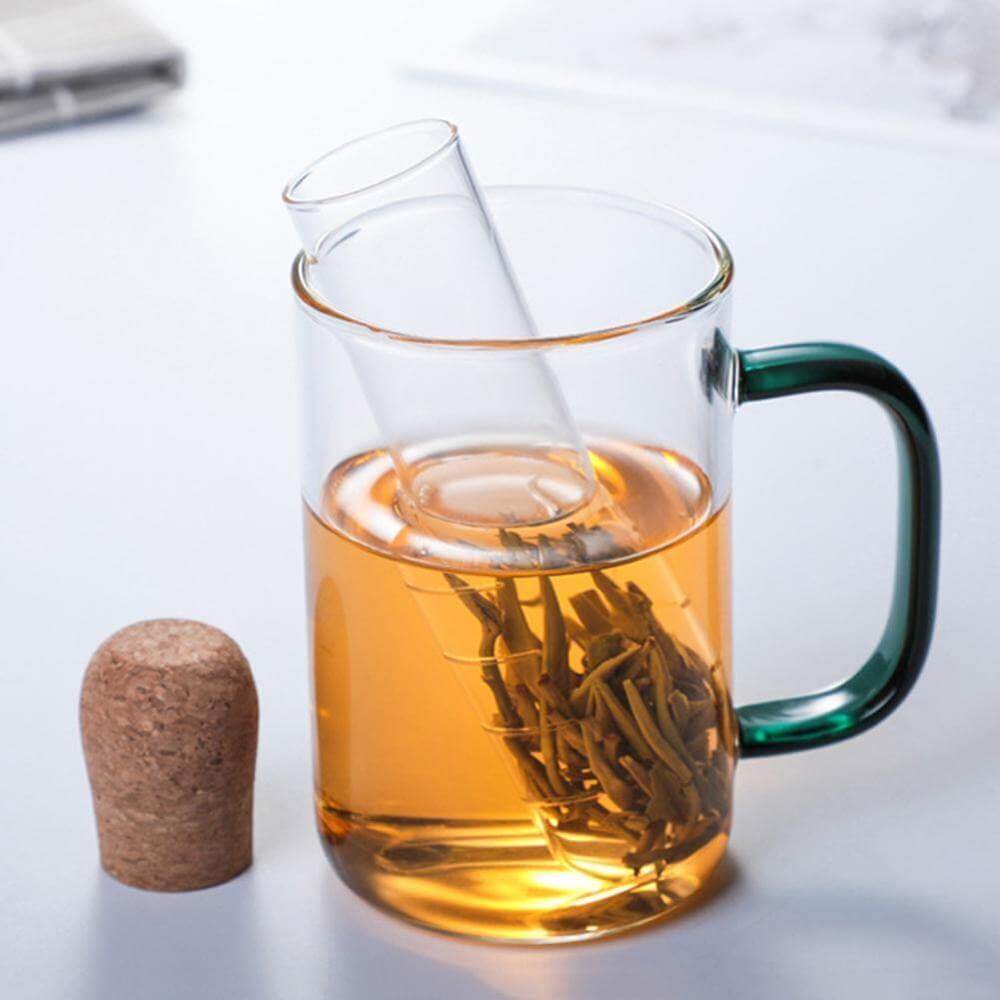 Creative Pipe Glass Tea Infuser - MaviGadget