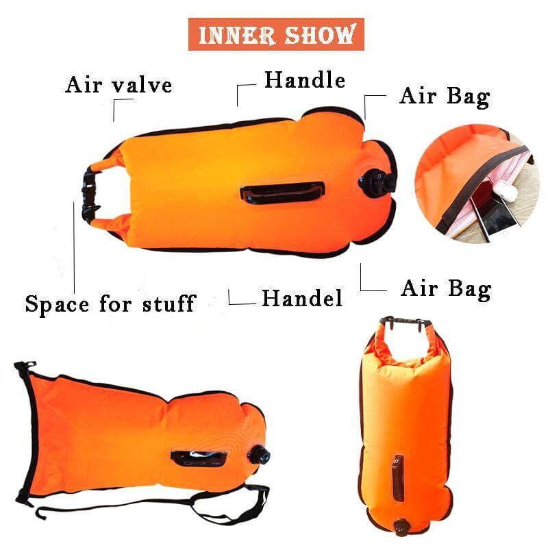Inflatable Dry Swimming Floating Bag - MaviGadget