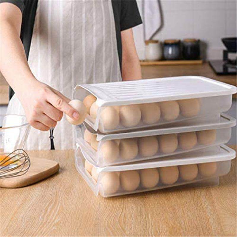 Creative Auto Roll Egg Storage Box - MaviGadget