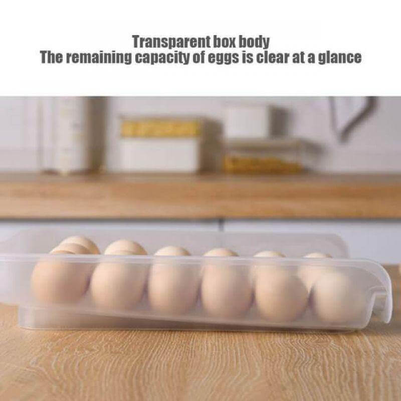 Creative Auto Roll Egg Storage Box - MaviGadget