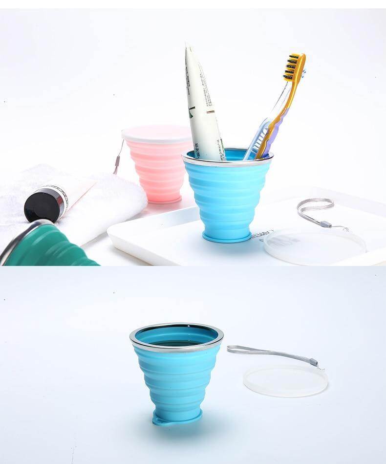 Foldable Easy Silicone Travel Mug - MaviGadget