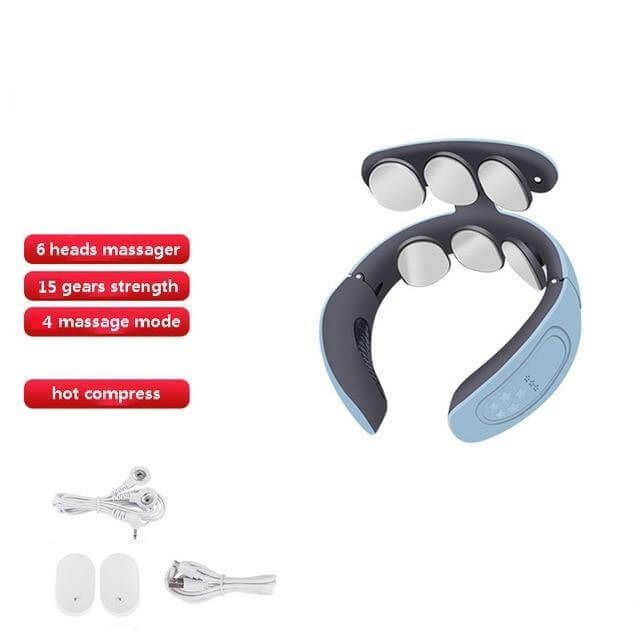 6 Heads Neck Shoulder Massager - MaviGadget