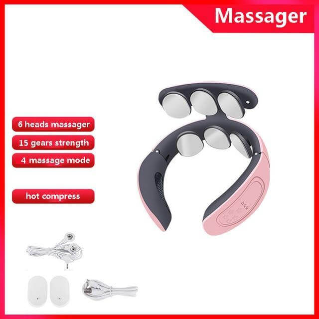 6 Heads Neck Shoulder Massager - MaviGadget