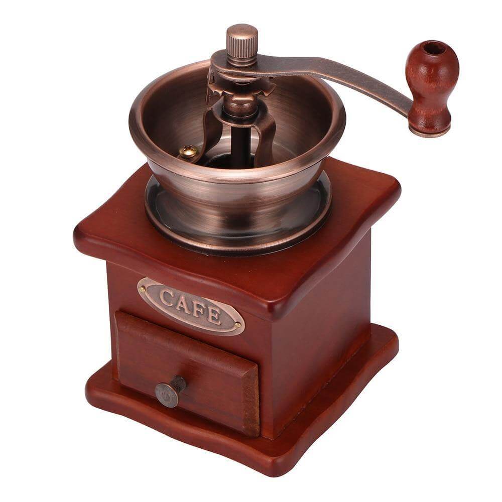 Wooden Antique Manual Coffee Grinder - MaviGadget
