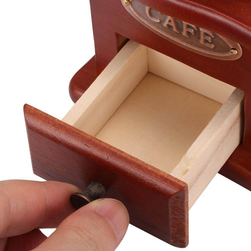 Wooden Antique Manual Coffee Grinder - MaviGadget