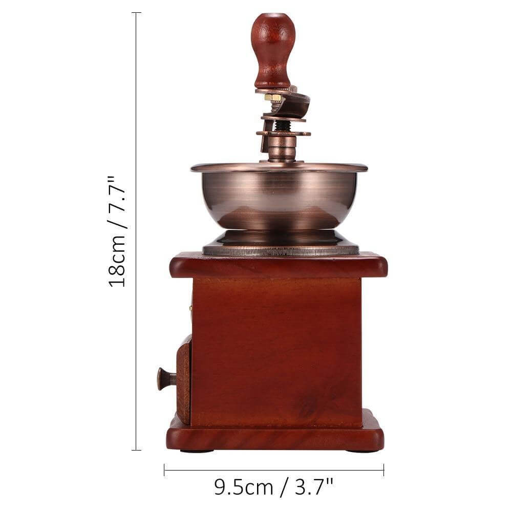 Wooden Antique Manual Coffee Grinder - MaviGadget