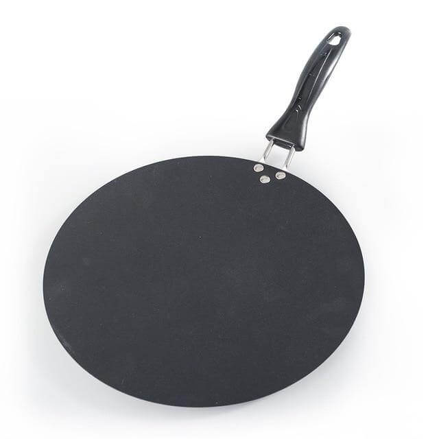 Black Iron Round Non-stick Pancake Pan - MaviGadget