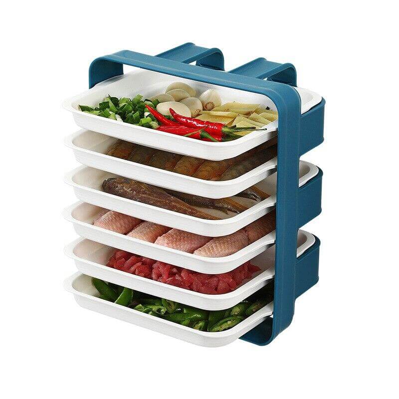Wall-Mounted Space Saving Kitchen Organizer - MaviGadget