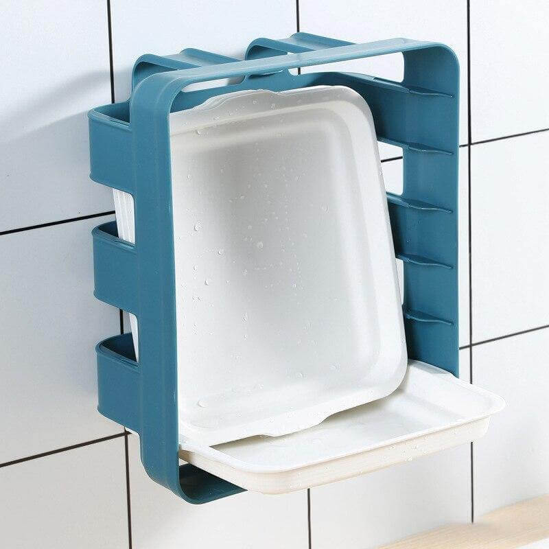 Wall-Mounted Space Saving Kitchen Organizer - MaviGadget