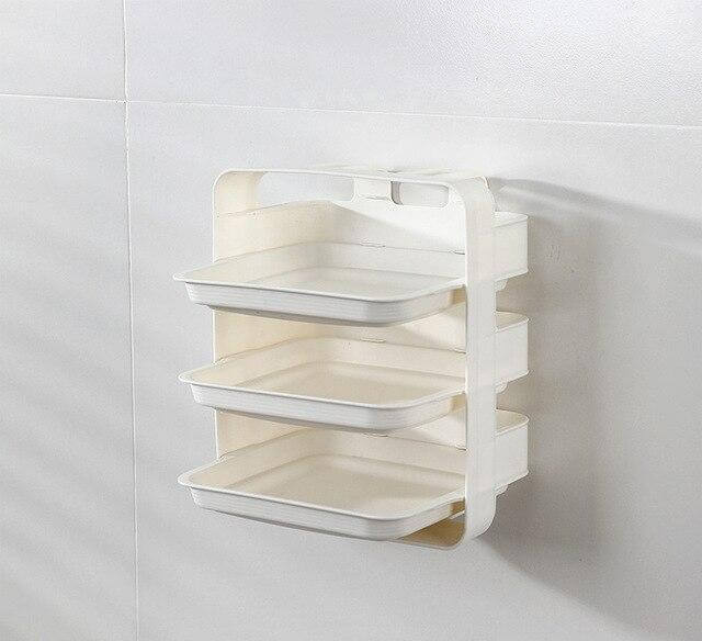 Wall-Mounted Space Saving Kitchen Organizer - MaviGadget