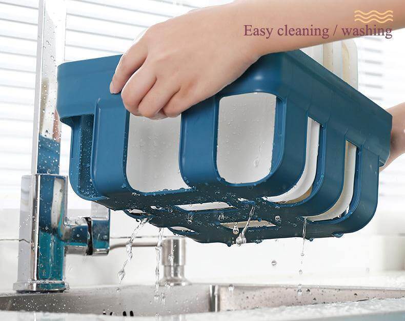 Wall-Mounted Space Saving Kitchen Organizer - MaviGadget