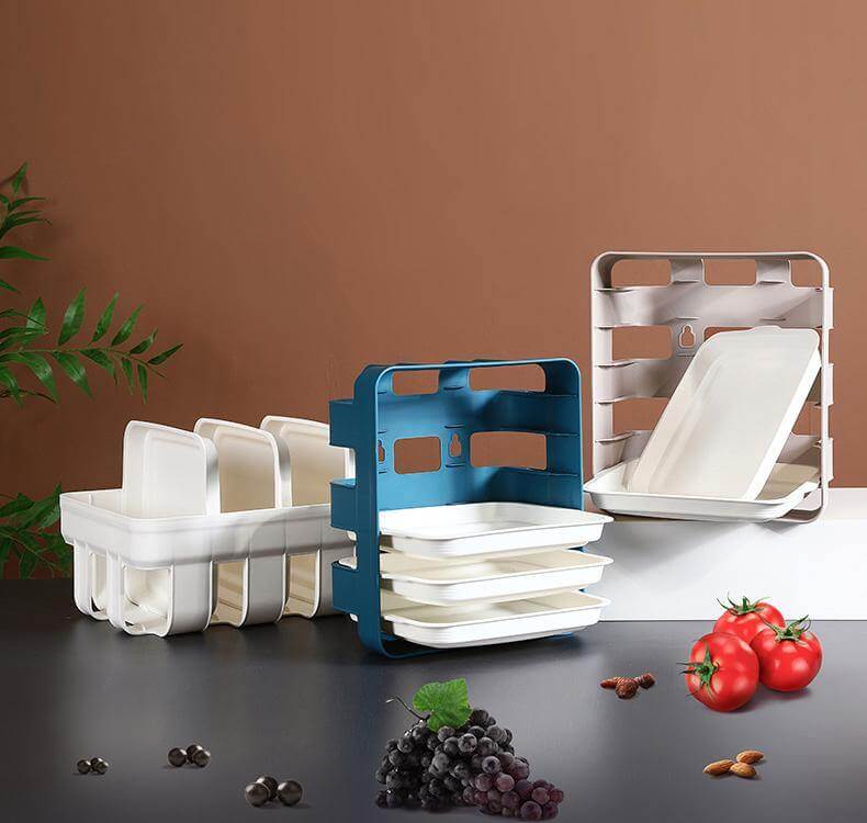 Wall-Mounted Space Saving Kitchen Organizer - MaviGadget