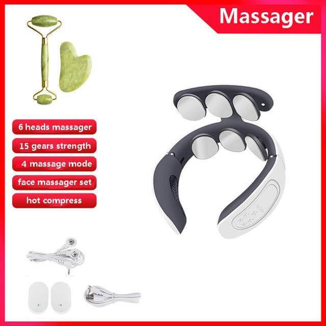 6 Heads Neck Shoulder Massager - MaviGadget