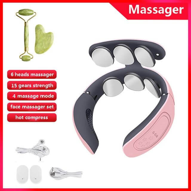 6 Heads Neck Shoulder Massager - MaviGadget