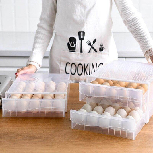 Transparent Egg Storage Drawer Container - MaviGadget