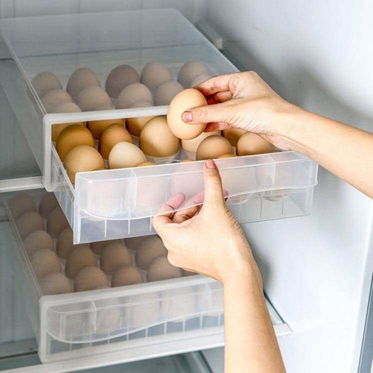 Transparent Egg Storage Drawer Container - MaviGadget