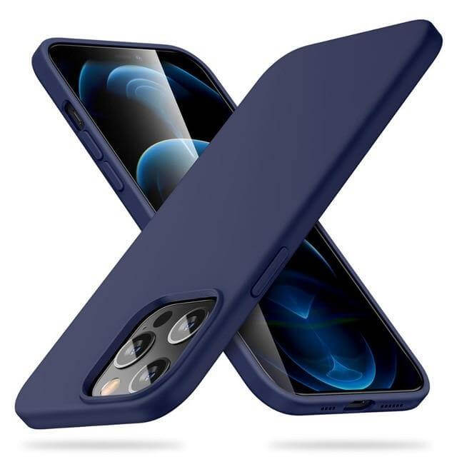 Silicone Slim Rubber Business iPhone 12 Case - MaviGadget