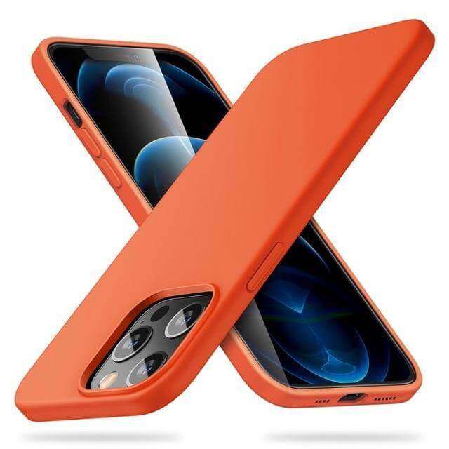 Silicone Slim Rubber Business iPhone 12 Case - MaviGadget