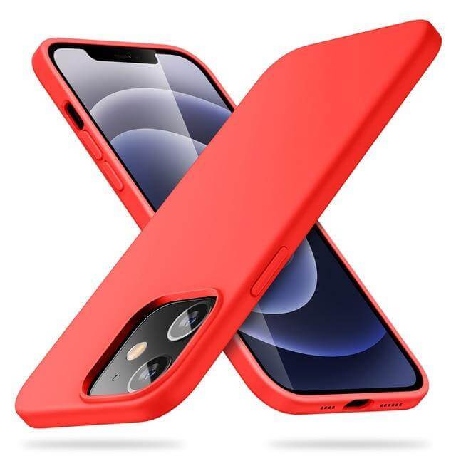 Silicone Slim Rubber Business iPhone 12 Case - MaviGadget