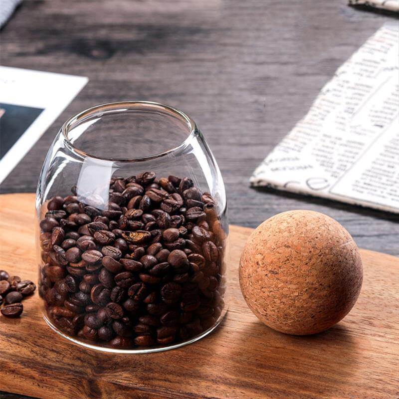 Creative Glass Cork Storage Jar - MaviGadget