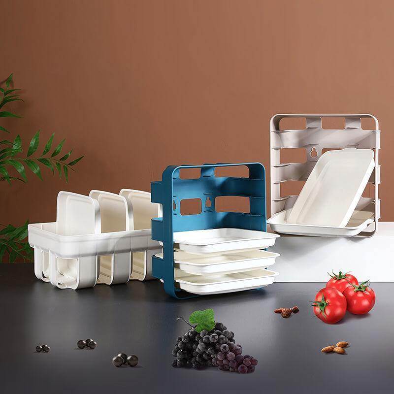 Wall-Mounted Multi Layer Kitchen Food Cooking Organizer - MaviGadget