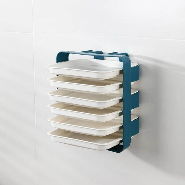 Wall-Mounted Multi Layer Kitchen Food Cooking Organizer - MaviGadget