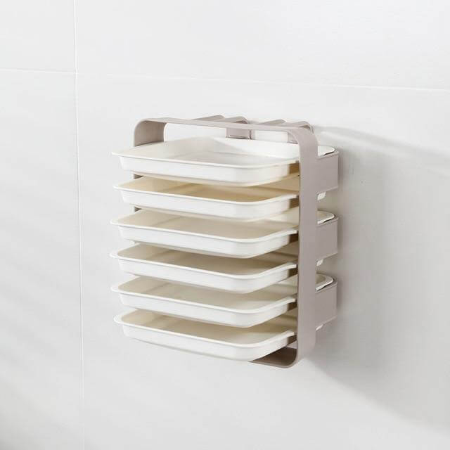 Wall-Mounted Multi Layer Kitchen Food Cooking Organizer - MaviGadget