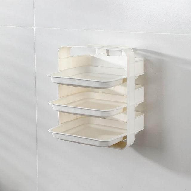 Wall-Mounted Multi Layer Kitchen Food Cooking Organizer - MaviGadget