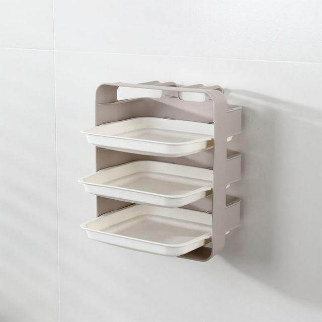 Wall-Mounted Multi Layer Kitchen Food Cooking Organizer - MaviGadget