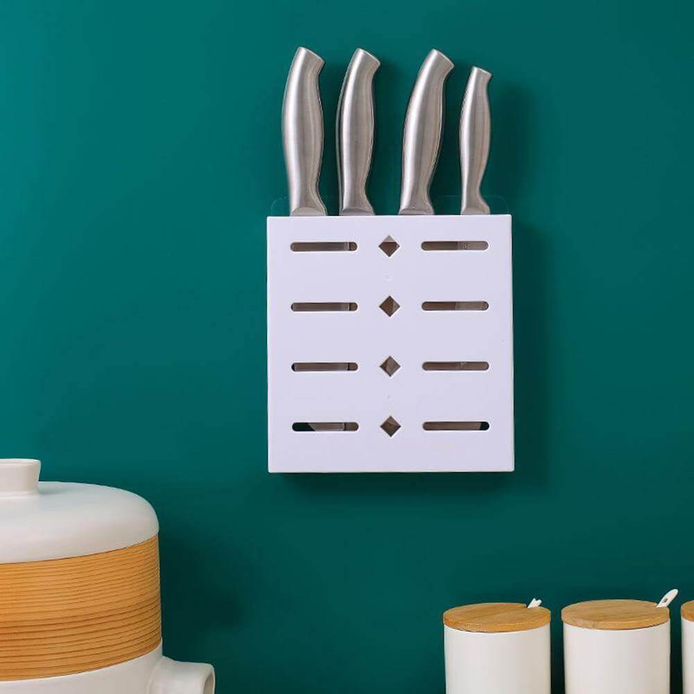 2PCS Square Pastel Mavi Wall-Mounted Knife Organizer - MaviGadget