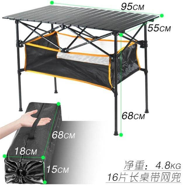 Waterproof Outdoor Folding Camping Picnic Table - MaviGadget